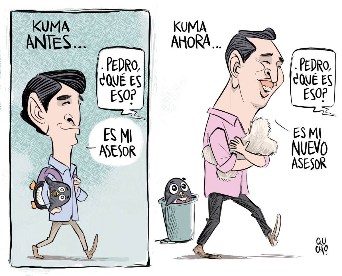 📌 #Cartón Kuma antes... Kuma ahora... @pkumamoto qucho.com.mx/carton-25-de-a…