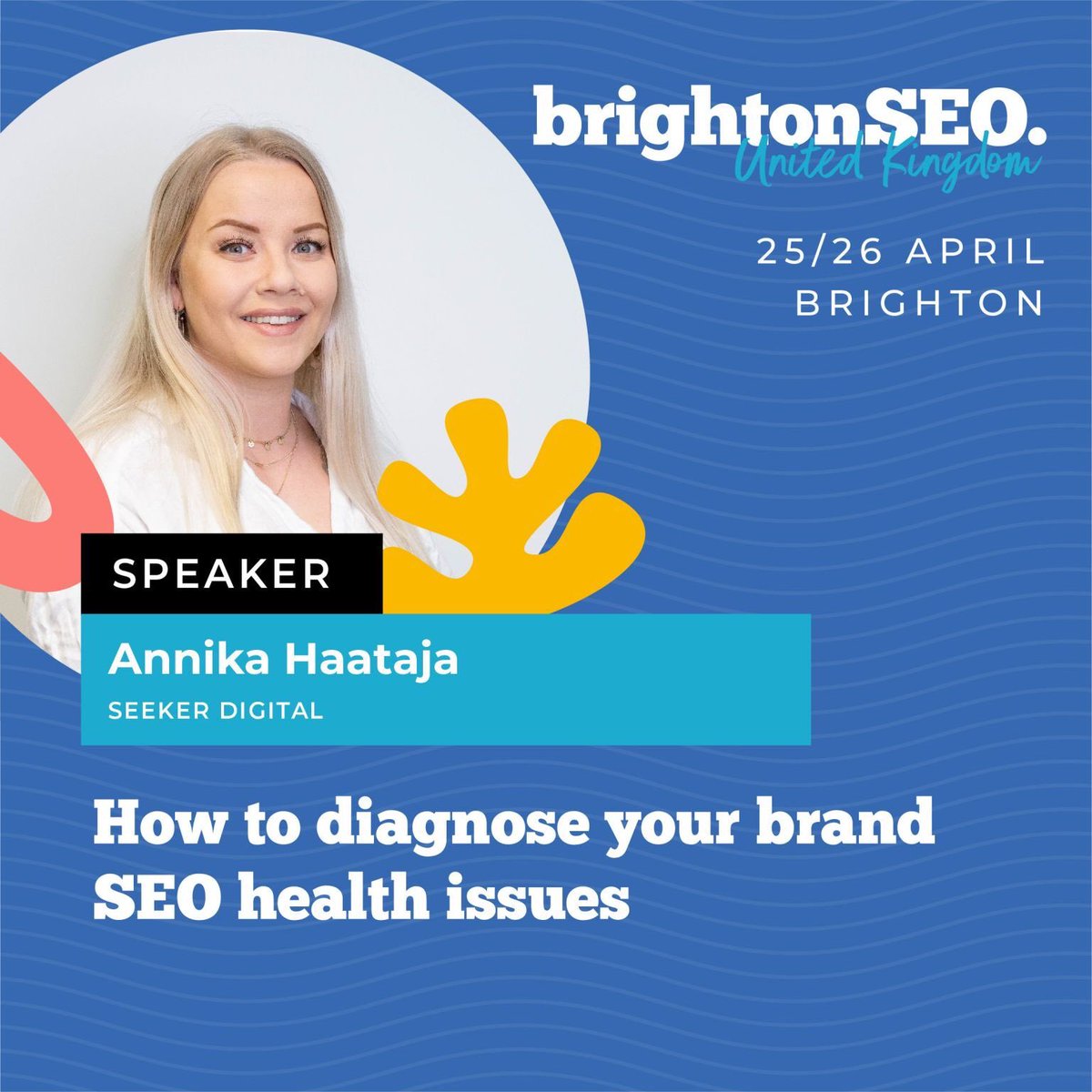 Seeker Digital (@seekerdigital) on Twitter photo We’re officially T-minus one hour away from @annika_haataja’s talk ‘How to Diagnose Your Brand SEO Health Issues’ at <a href="/brightonseo/">brightonSEO</a>. 
Grab your free coffees, bags of popcorn and head to auditorium 2 to find a seat for 15:20.
We’ll see you there!
#BSEO #BrightonSEO #SEOTips We’re officially T-minus one hour away from @annika_haataja’s talk ‘How to Diagnose Your Brand SEO Health Issues’ at <a href="/brightonseo/">brightonSEO</a>. 
Grab your free coffees, bags of popcorn and head to auditorium 2 to find a seat for 15:20.
We’ll see you there!
#BSEO #BrightonSEO #SEOTips