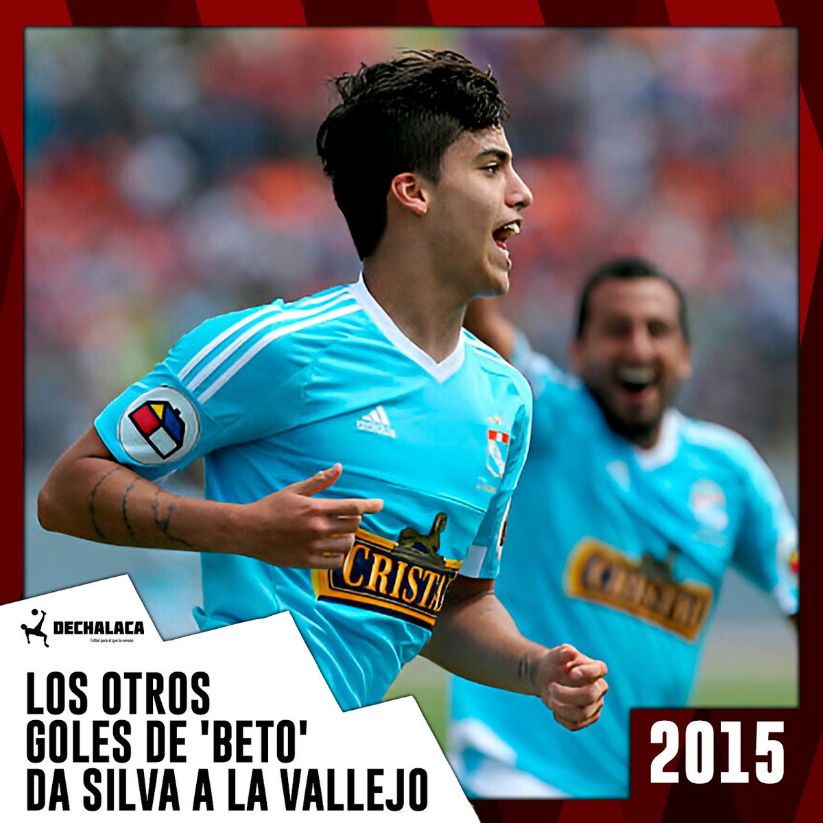 🗂 #CALETA
Con ADT, Luiz da Silva le anotó a la Vallejo por tercera vez en su carrera: es el rival al que más veces le ha convertido 

🍺🆚📝 En las semifinales de 2015, 'Beto' le marcó dos veces al cuadro poeta con otra camiseta celeste: la de Sporting Cristal, tanto en el duelo