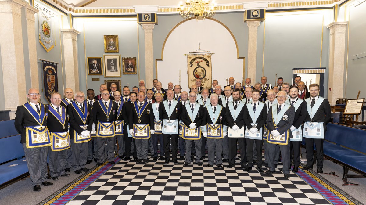 The April meeting of Broxtowe Lodge No. 3648 saw the current year for the Worshipful Master come to an end with the support of a full Ceremonial Visit from the Craft Provincial Team All in all a very special evening enjoyed by all! #Freemasons