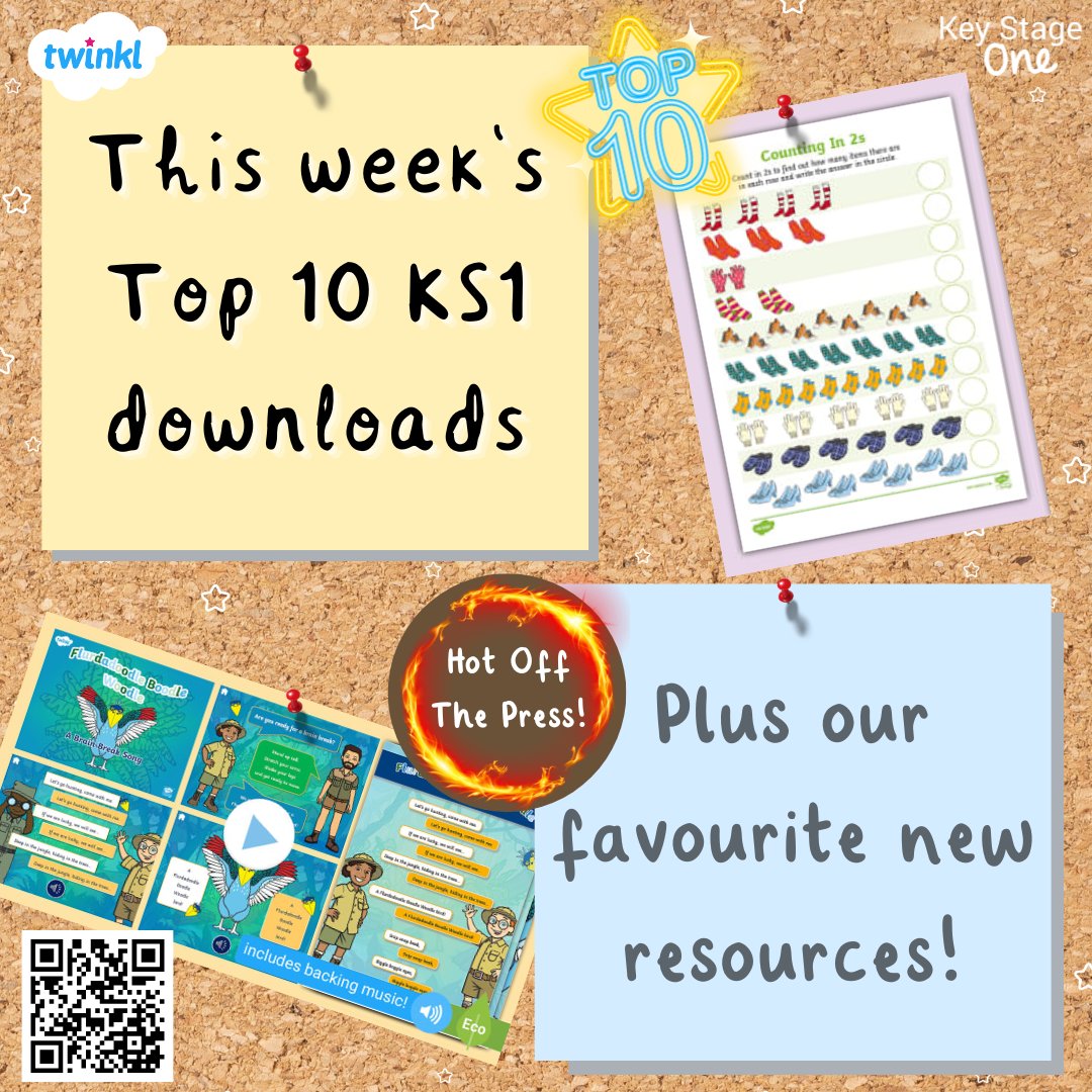 Check out the Top 10 resources that KS1 teachers have been downloading this week🌟as well as some hot off-the-press new resources!❤️‍🔥

#KS1Resources #KS1Teacher #Year1Teacher #Year2Teacher #KS1Teacher #KS1Resources #TeachingResources #TwinklResources

twinkl.co.uk/l/86prh