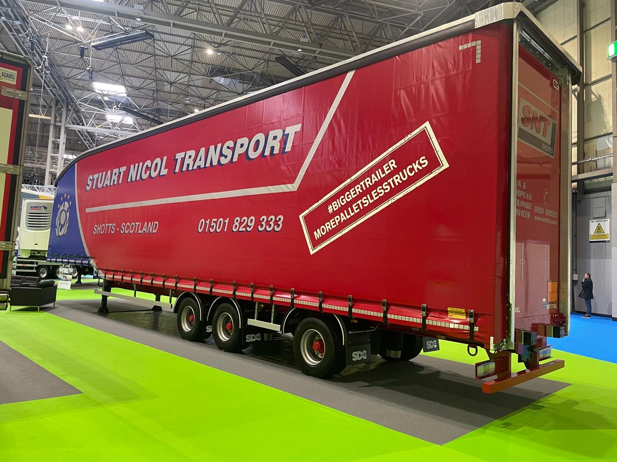 All cleaned up for @TheCVShow in Birmingham this week ✨ SDC’s EN-XL double deck curtainsider with fixed 2nd deck delivers more pallets (with less trucks) for Stuart Nicol Transport thanks to our robust, high-volume design. SDC | Serving the Transport Industry since 1978