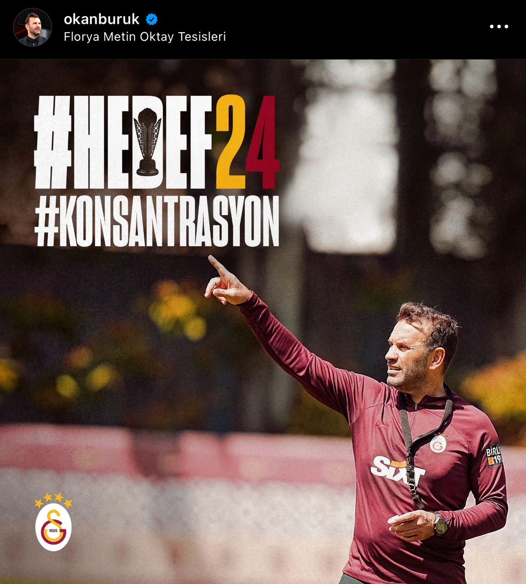 Okan Buruk’un paylaşımı.

Aslan hocam 🦁