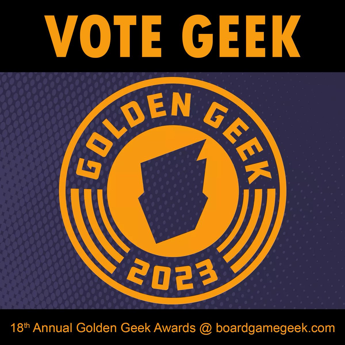 VOTE GEEK in the 18th Annual Golden Geek Awards! 🤓🏆 There are so many great games to rank, perhaps even a 'spirited' one or two ;) 🥃🎲 #goldengeek #distilled #distilledgame #paversongames #whiskey #whisky #bourbon #boardgaming #boardgames #bgg #boardgamegeek #boardgame #geek
