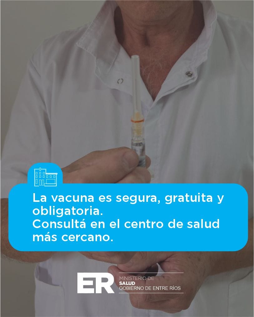 📷 Recordá que si estás entre la semana 32 y la 36 de embarazo, debes vacunarte contra la bronquiolitis.
📷Con una sola dosis, los anticuerpos pasan por la placenta y la lactancia, y protegen a tu bebé.
📷 Consultá en el centro de salud más cercano.