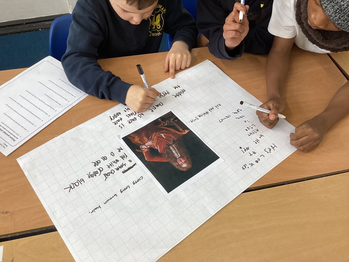 Year 2 have shown great collaboration to investigate some historical figures using sources in our History lesson today #HistoryAtWyvil