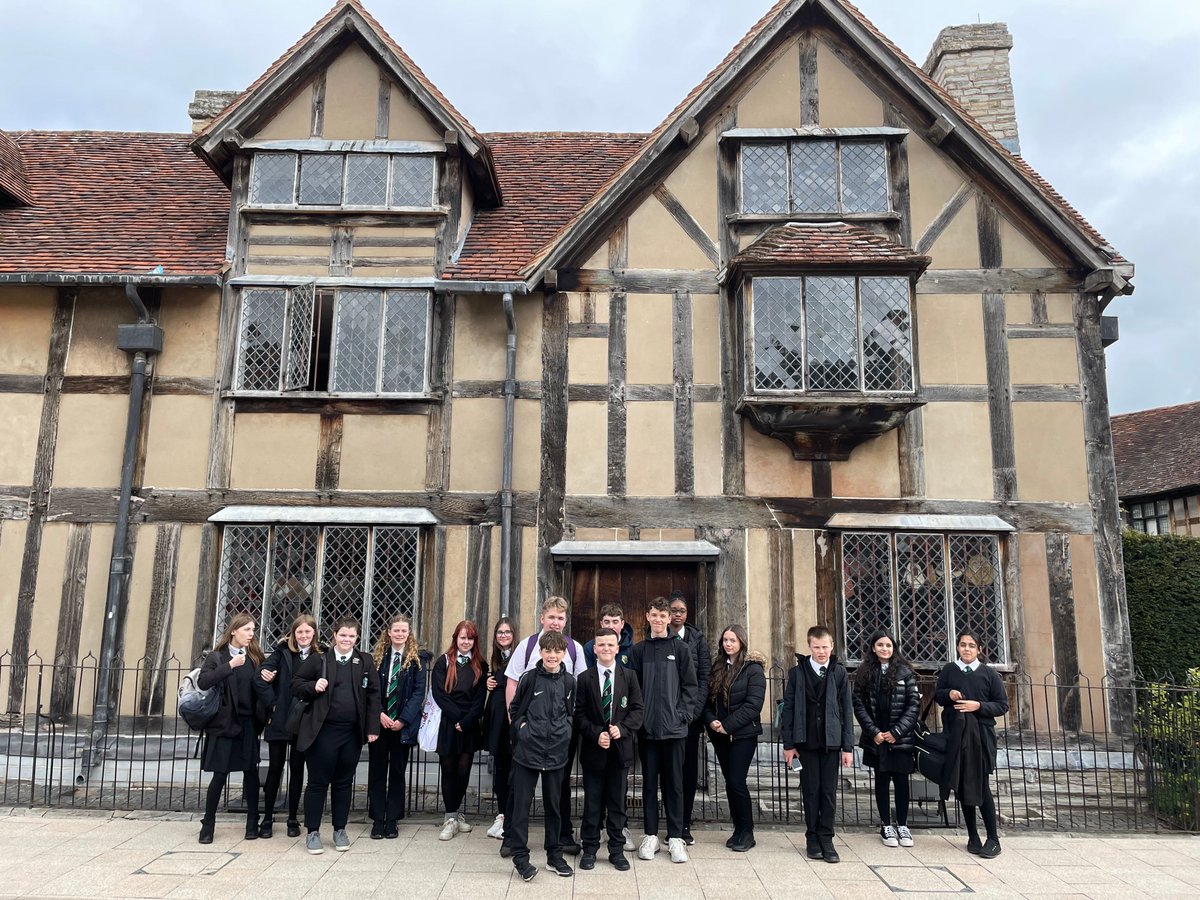 On Tuesday, the anniversary of Shakespeare's birth, the English scholars visited Stratford-Upon-Avon to widen their knowledge and see for themselves the historical impact that Shakespeare had on the town. #englishscholars #shakespeare #adeyfieldenrichment #ambition