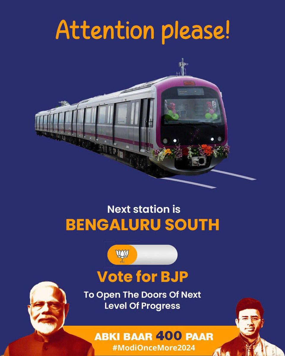 Every one must support bjp government is doing good.
#SuryaWinningBlrSouth