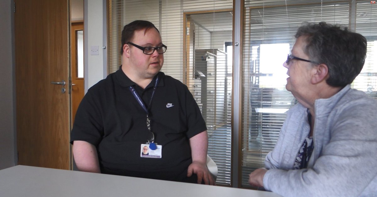 PartnersPFL's tweet photo. Meet Connah our new team member 🙌🏻

Connah is gaining some work experience and has shown us his PowerPoint skills by creating a presentation about his day 😊

He's had a fantastic first day and he cannot wait to return again next month 😄 #makingadifference https://t.co/SlQr1ifkMJ