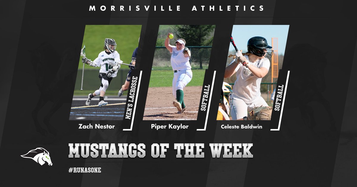Nestor, Kaylor, Baldwin named Mustangs of the Week #RunAsOne Read more at morrisvillemustangs.com