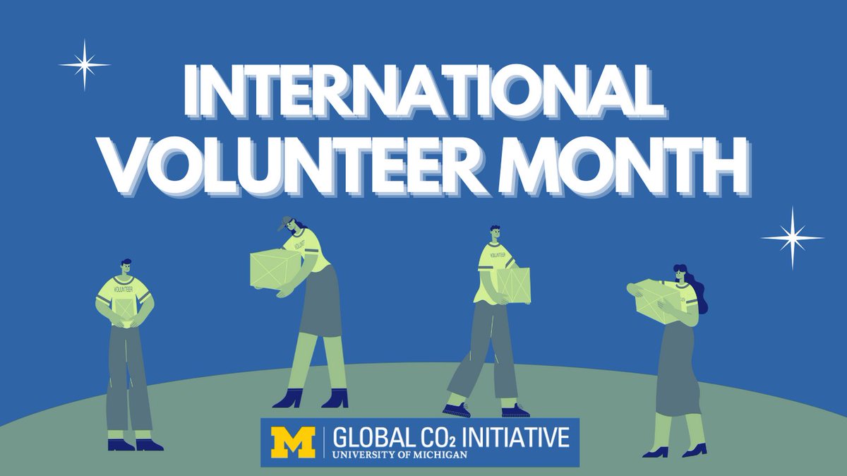 Whether you have volunteered to help the Global CO2 Initiative or elsewhere, we thank you for all you do! #volunteermonth #thanksvolunteers