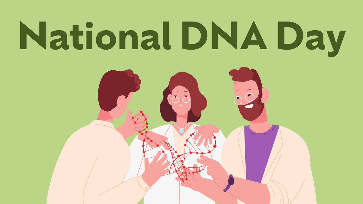 1953: Discovery of DNA double helix 🧬 2003: Successful completion of Human Genome Project 👩‍🔬 2003: Congress approves first National DNA Day 🏛️ Here’s to 21 years of celebrating the things that make us human (especially the microscopic ones). 🥂 #NationalDNADay