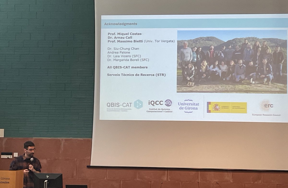 QBIS-CAT Research Group (@qbiscat_udg) on Twitter photo The first speaker of the Spring edition of the #IQCCForum is <a href="/NikosSiakavaras/">Nikos Siakavaras</a>, who presented his research on manganese-catalyzed lactonization reactions. Congratulations Nikos!
<a href="/MiquelCostas/">Miquel Costas</a> <a href="/ArnauCall/">Arnau Call</a> <a href="/IQCCUdG/">IQCC UdG</a> <a href="/udgdoctorat/">Escola de Doctorat de la UdG</a> <a href="/UdGRecerca/">UdG Recerca</a> The first speaker of the Spring edition of the #IQCCForum is <a href="/NikosSiakavaras/">Nikos Siakavaras</a>, who presented his research on manganese-catalyzed lactonization reactions. Congratulations Nikos!
<a href="/MiquelCostas/">Miquel Costas</a> <a href="/ArnauCall/">Arnau Call</a> <a href="/IQCCUdG/">IQCC UdG</a> <a href="/udgdoctorat/">Escola de Doctorat de la UdG</a> <a href="/UdGRecerca/">UdG Recerca</a>