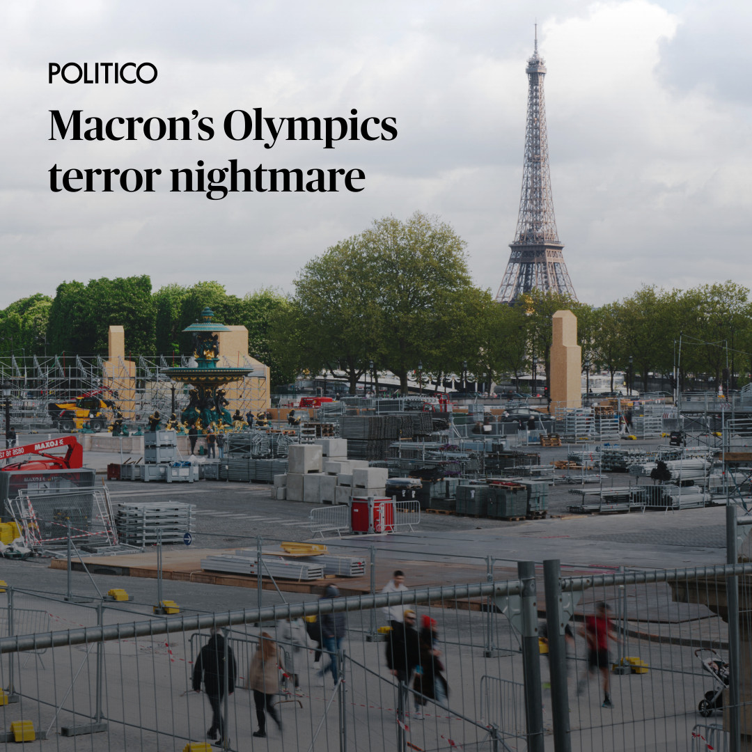 French President Emmanuel Macron promised the Paris 2024 Olympics opening ceremony would be a “moment of beauty, art, celebration of sports and our values.” Instead, it threatens to turn into a nightmare for France’s security apparatus. Here’s why: trib.al/uVlw836
