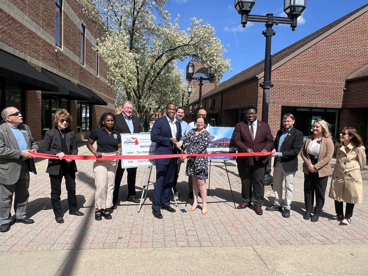 Proud of my office for securing $3.5m to revitalize the Cherry Street Mall. Mt. Clemens is a jewel waiting to shine once again in the heart of Macomb County! Your $ belongs in your community, and this money will be an economic catalyst that drives Mt. Clemens into the future!