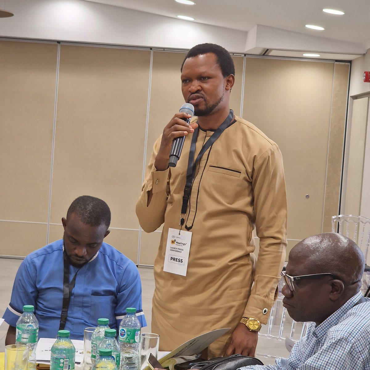 MTNNG's tweet photo. Q&amp;A session with Charles Okonkwo, Omowunmi Olatunbosun, Haitham El-Hanafi, and members of the press.

#MeetingsPlusFromMTN https://t.co/GldNX0lWk3
