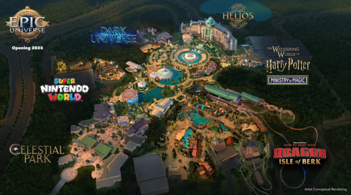 Comcast President Mike Cavanagh on Universal's Epic Universe: 'With three new hotels and five immersive worlds, featuring more than 50 attractions, entertainment, dining and shopping experiences, it will be the most technologically-advanced park in the world.'