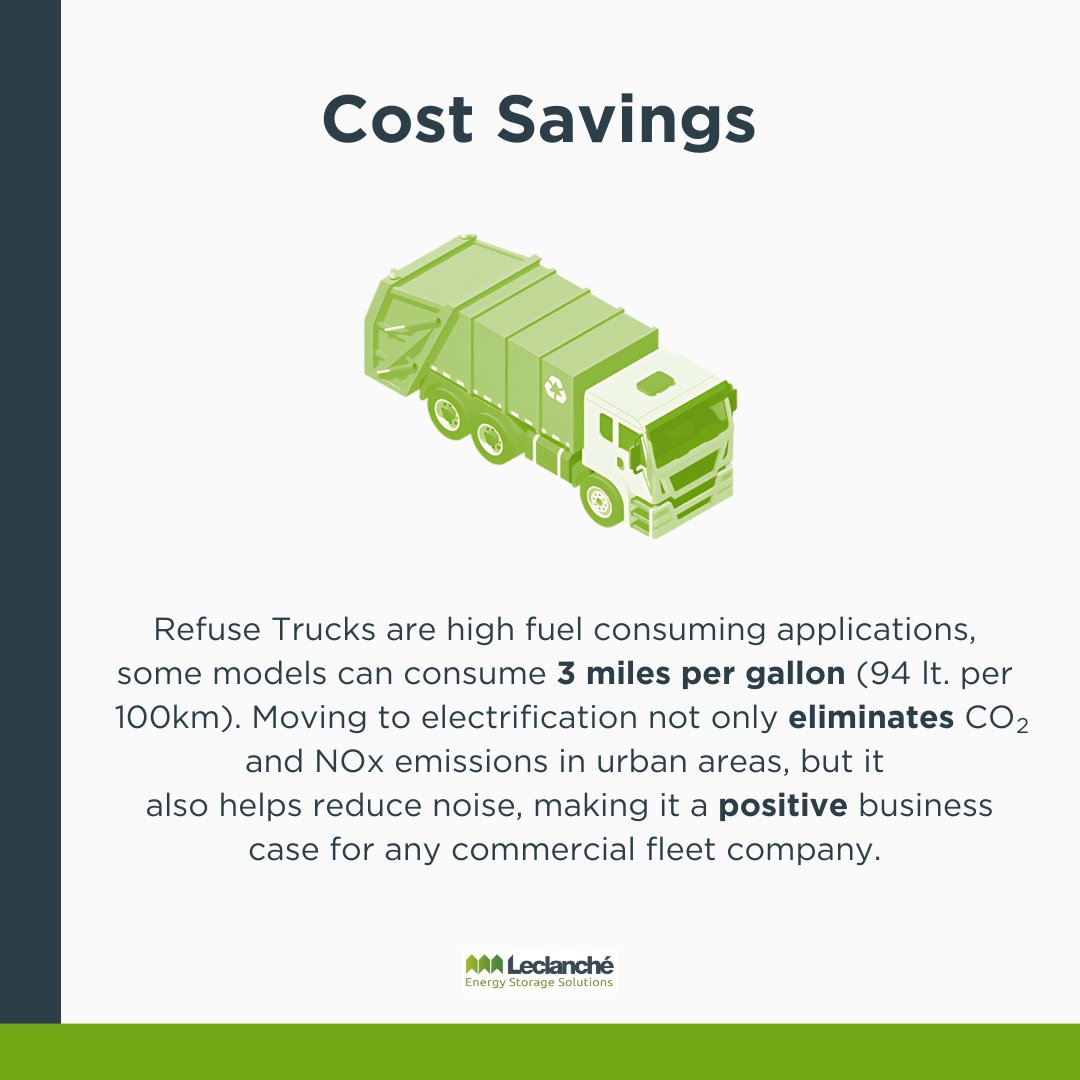 (1/2)

🚛 Ever wondered about the financial impact of transitioning to fully #electric ? ♻ 

Check out our latest post, where we explore the total cost of ownership (TCO) for electric refuse #trucks 🔋 versus #diesel refuse trucks ⛽ 

#tco #refusetruck #cv #electricvsdiesel