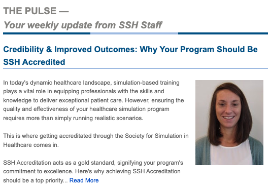 Credibility & Improved Outcomes: Why Your Program Should Be SSH Accredited SSH Accreditation is the gold standard, signifying your program's commitment to excellence. Here's why: • Credibility and Recognition • Improved Learning Outcomes • AND ... ssih.org/Home/ctl/Artic…