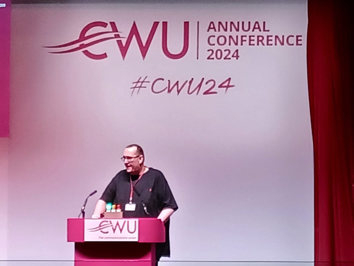 Another CWU Annual Conference done. I had the honour of moving a motion on behalf of @CWUTyneAndWear, as well as my personal highlight of the week, being able to support the @CWU_nitb motion on Enniskillen, and offer our 100% solidarity ✊️ #CWU24
