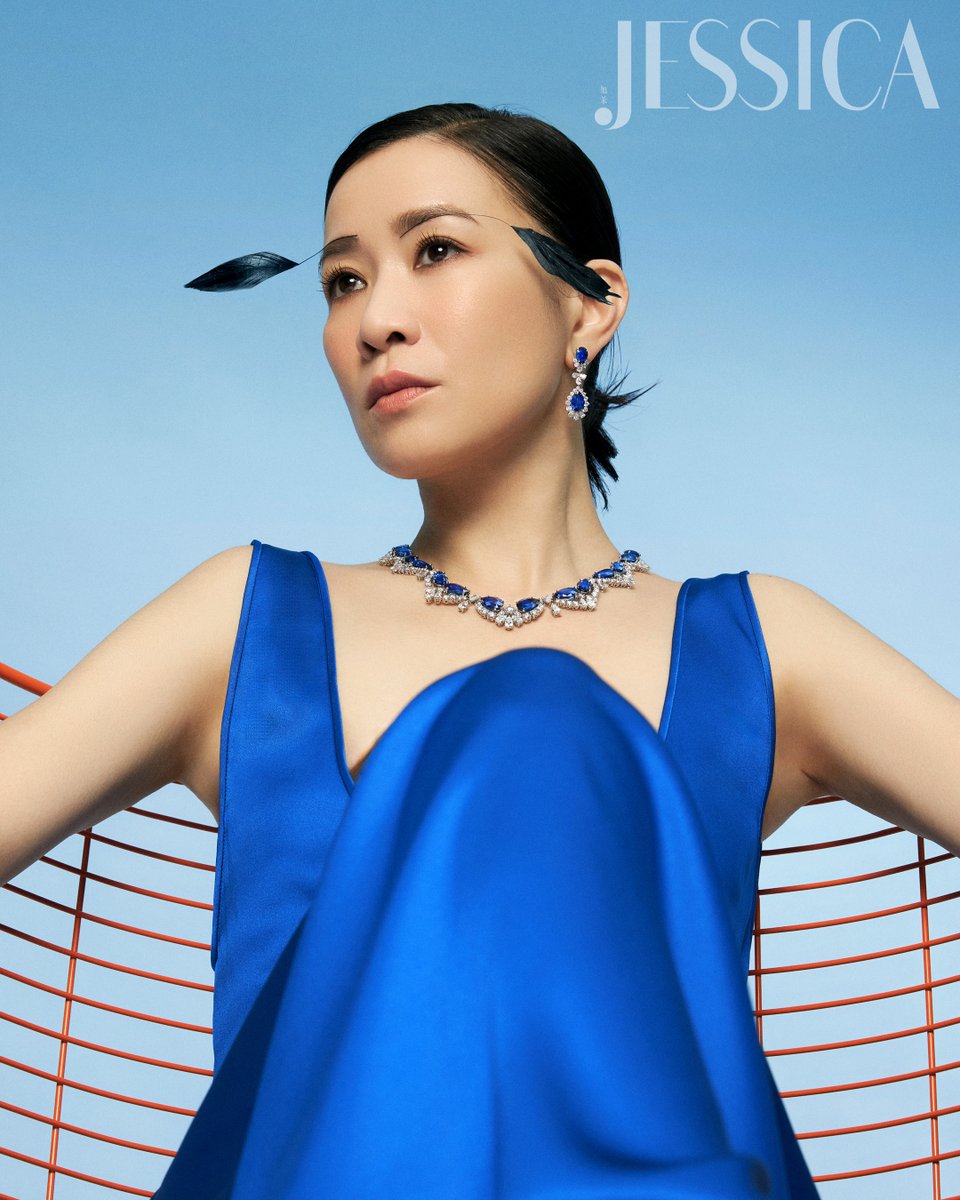 HarryWinston's tweet image. A unique set of #HarryWinston jewels from the #WinstonNewYork Collection, make their appearance in the March issue of Jessica Magazine HK. 
On Cover: Charmaine Sheh