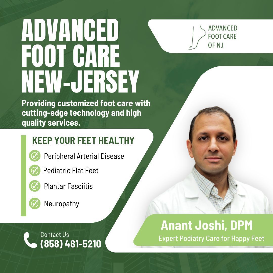 We are proud to offer the highest quality of care at our Woodland Park, NJ facility. We want our patients to have confidence that they are receiving the best treatment options in the podiatry industry.

☎️ 973-256-0002
#AdvancedFootCareNJ #PodiatristNJ