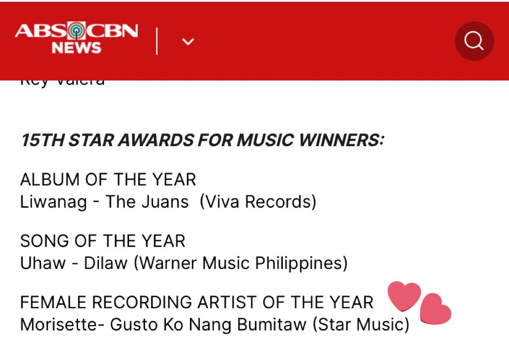 Our Morissette is MOTHERING 💅 Congratulations, Asia’s Phoenix PMPC’s FEMALE RECORDING ARTIST OF THE YEAR 👸 @itsMorissette @MarttiFranca @MOWIEnatics_OFC