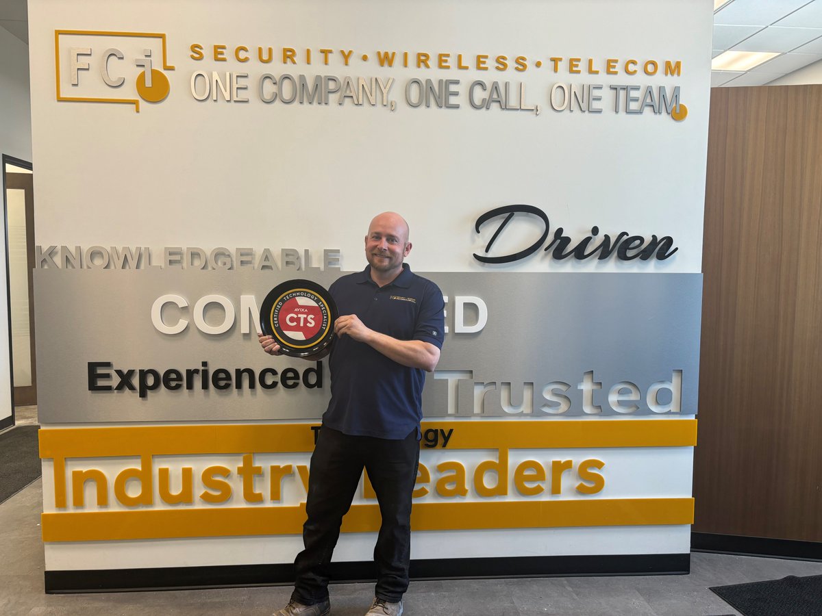 Kudos to Chris Lauzon who recently passed his <a href="/AVIXA/">AVIXA</a>  Certified Technology Specialist (CTS) exam. We are SO proud! Our AV bench strength continues to grow!