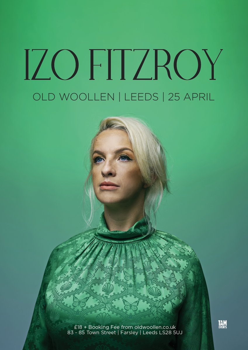 TONIGHT! ~ 🎟 tinyurl.com/4nn75xxr 🎤 @LeedsGigGuide @LeedsGigs_ @VisitLeeds 📍#Farsley #Leeds @izofitzroymusic