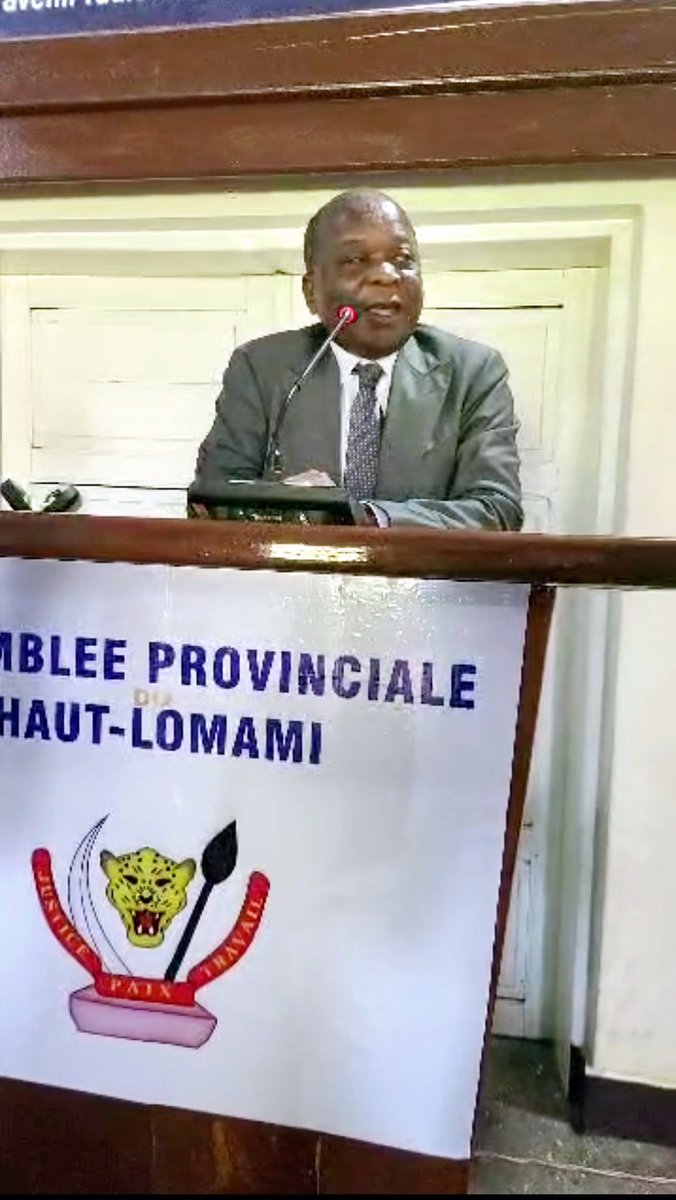 ILUNGAALAIN24's tweet photo. Le Professeur ILUNGA KITOMBOLWE a été aujourd'hui devant l'Assemblée Provinciale du Haut -Lomami où il a étalé brièvement son parcours Politique et son plan pour la Province du HAUT-LOMAMI.

UN HOMME, UNE TERRE.
LES TROUBADOURS DU ROI BAUDOUIN. https://t.co/SM3InJTYmS