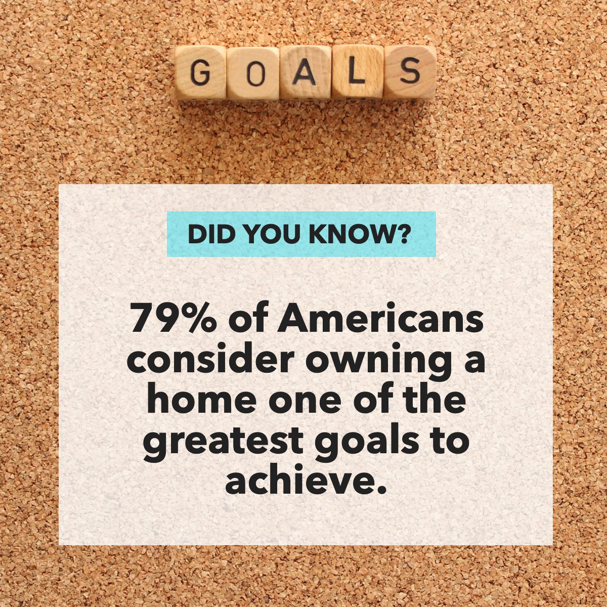 Is this one of your Goals? 🤔 I think most people can identify with this goal! #realestatefacts #homeowner #facts #goals #cherylcitro