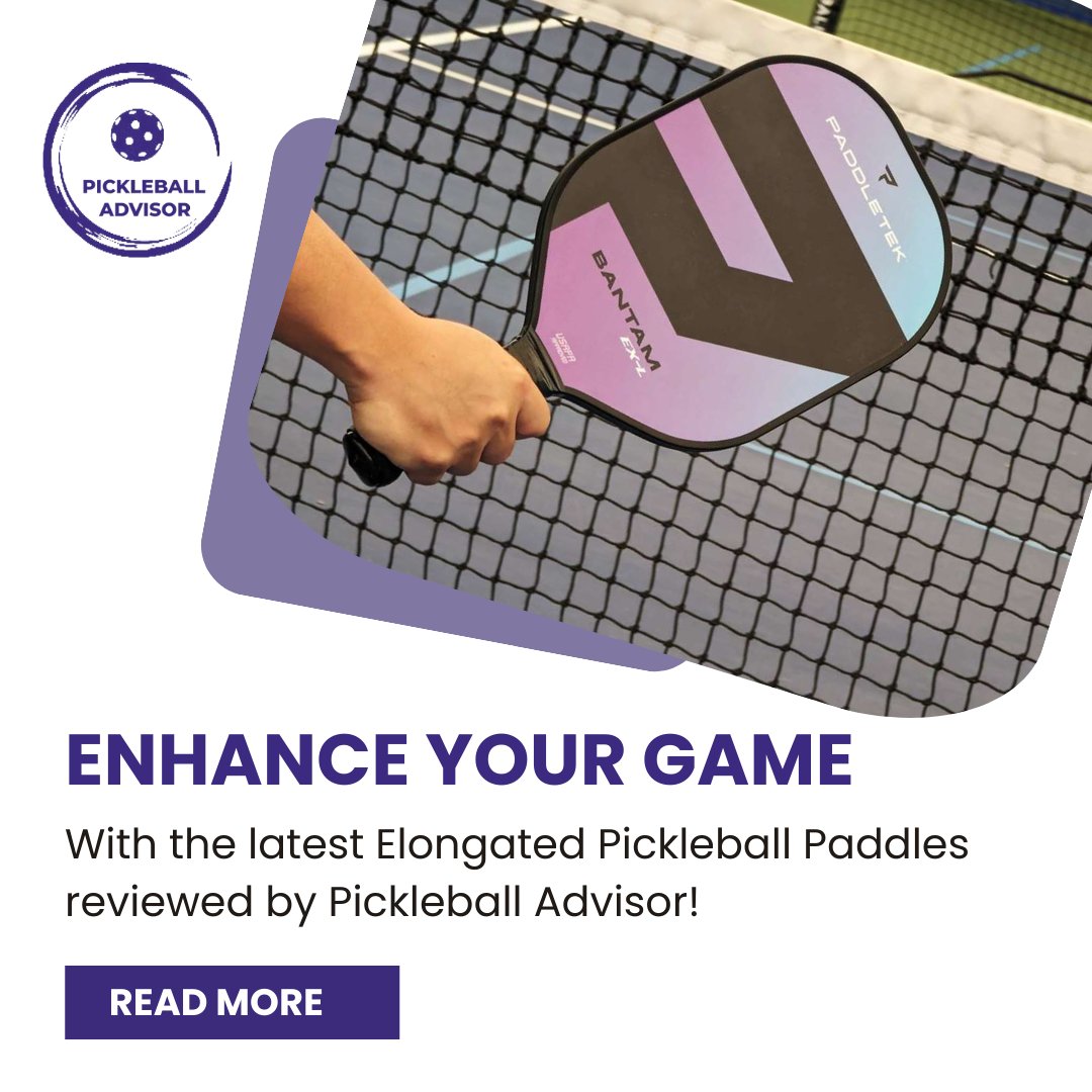 Unlock the #game changing #potential with the #best #elongated #pickleball #paddles, meticulously reviewed by #PickleballAdvisor. From extended reach to improved accuracy, these paddles redefine your #playing experience. 

Learn more bit.ly/3NNbmGy