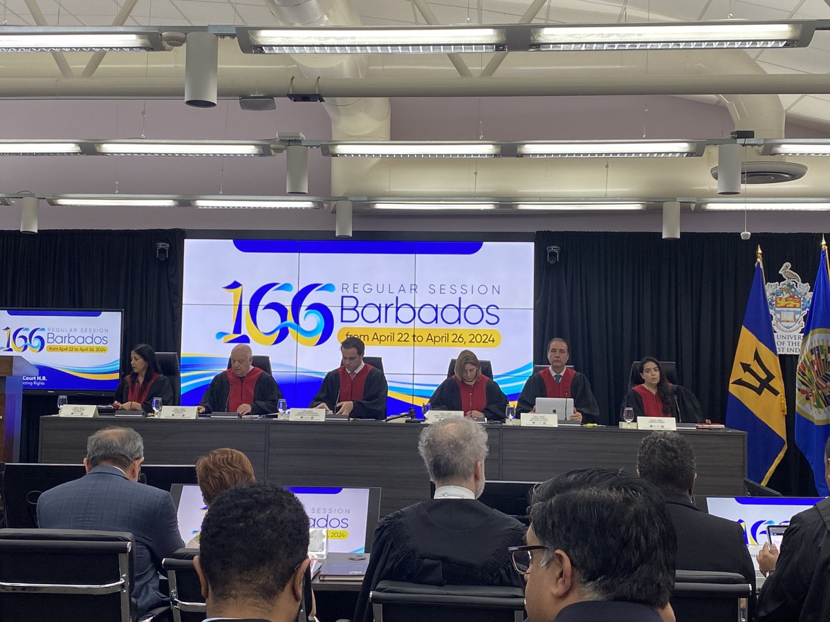 ⚖️ It's the final day of the @IACourtHR hearings for the #AdvisoryOpinion on the #ClimateEmergency & #HumanRights! Today, @ciel_tweets & partners will be calling on the Court to clarify States’ duty to uphold the #RightToRemedy for #ClimateHarm. 💻Watch: youtube.com/watch?v=PtEfbu…