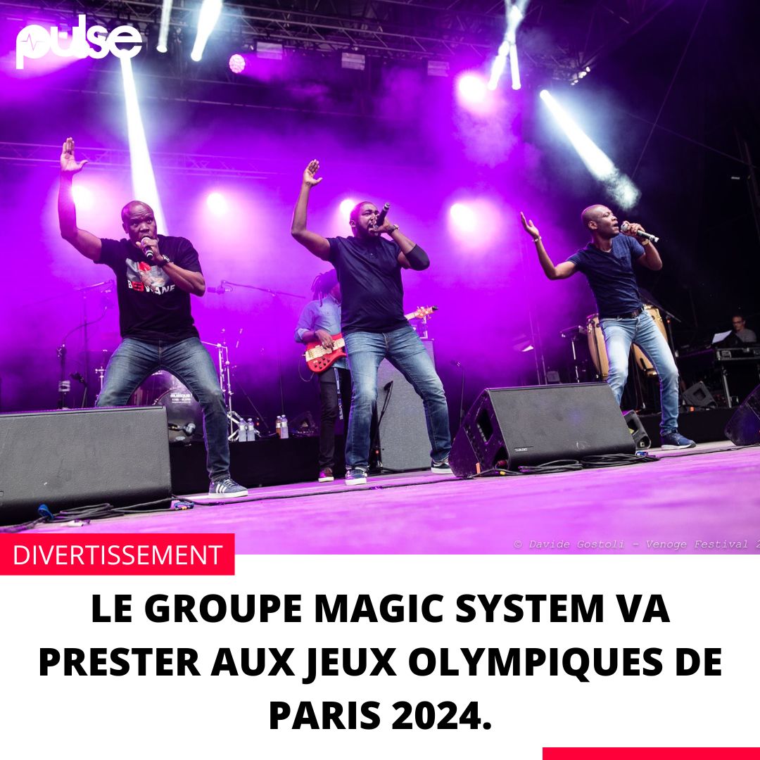 Le groupe Magic System se produira lors des concerts des Jeux Olympiques de Paris 2024. La programmation artistique a été dévoilée...

Source : Le parisien
#PulseEntertainment