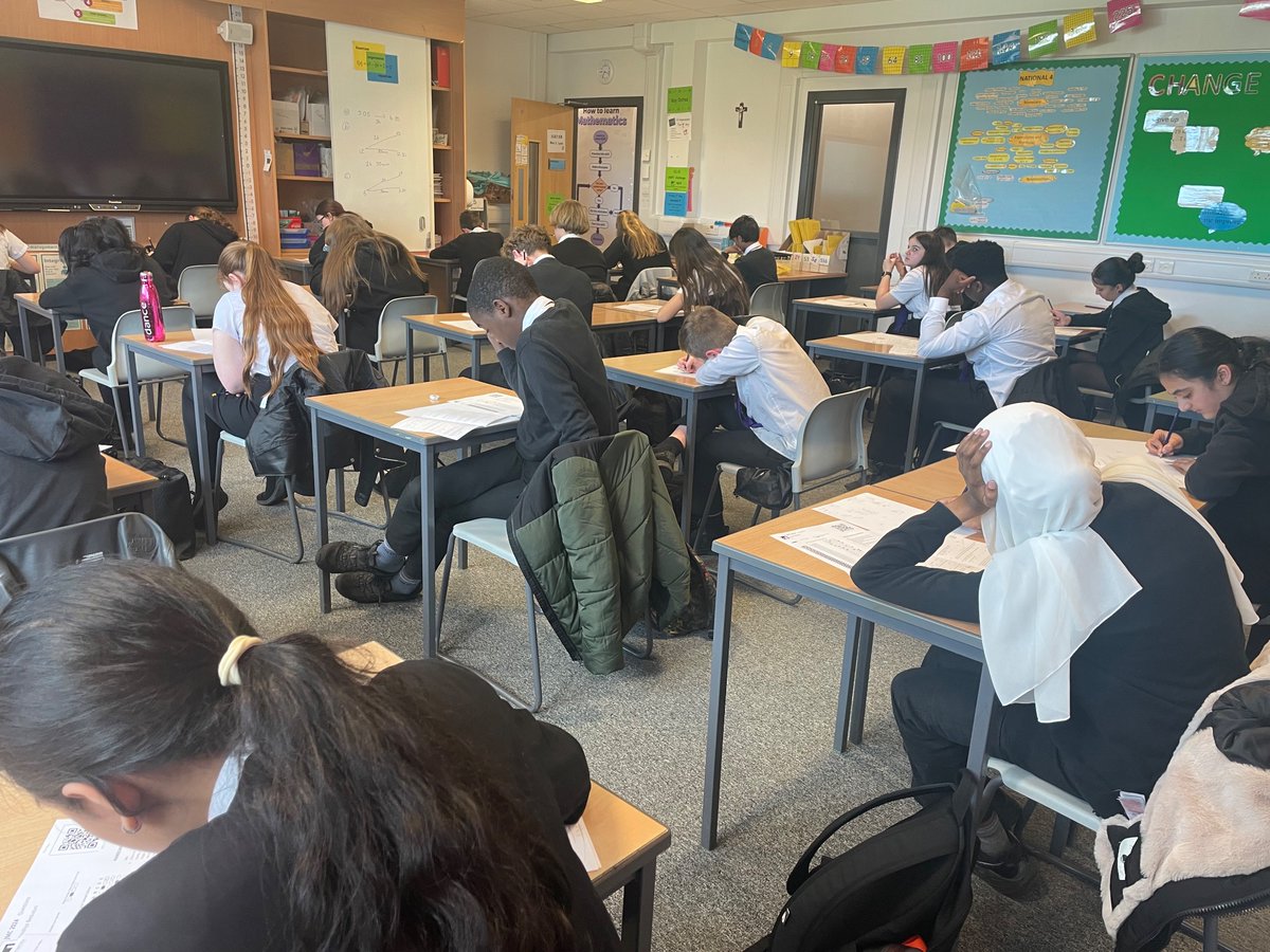 Good Luck to all our S1 and S2 pupils taking part in the @UKMathsTrust Junior Maths Challenge today! #problemsolving #pushyourself