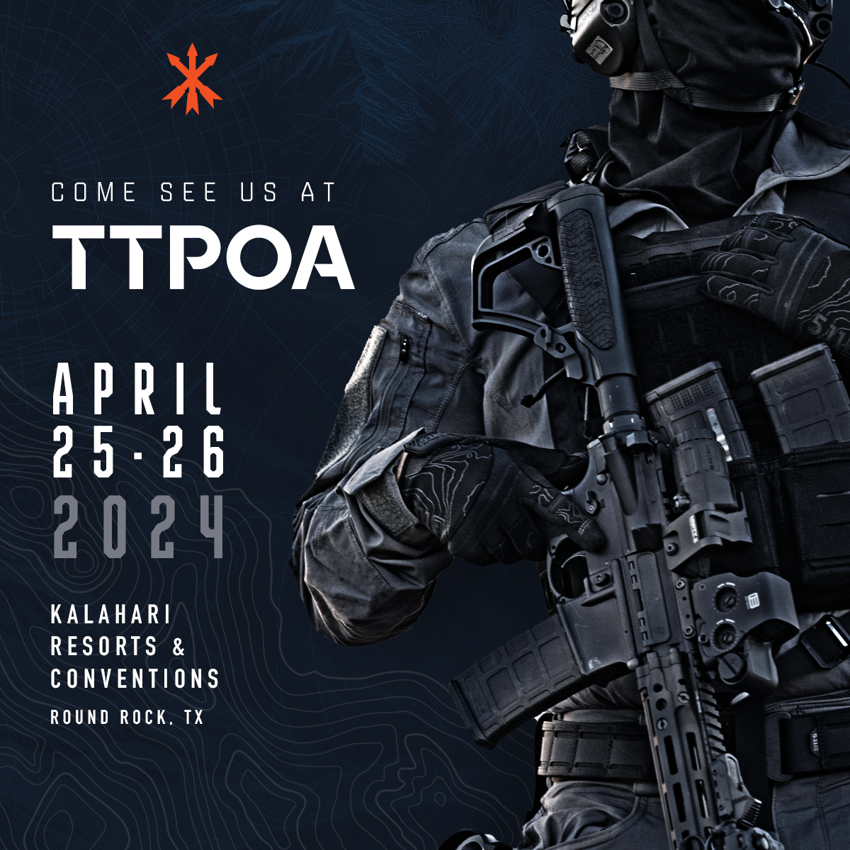 Unity_Tactical's tweet photo. Back with our friends in blue deep in the heart of Texas. Come see us at @ttpoa today and tomorrow. #unitytactical #unityfastmount #unityaxon #iwannagofast #unitygascap #tradeshows #events #SWAT #lawenforcement https://t.co/Xs844FzPWI