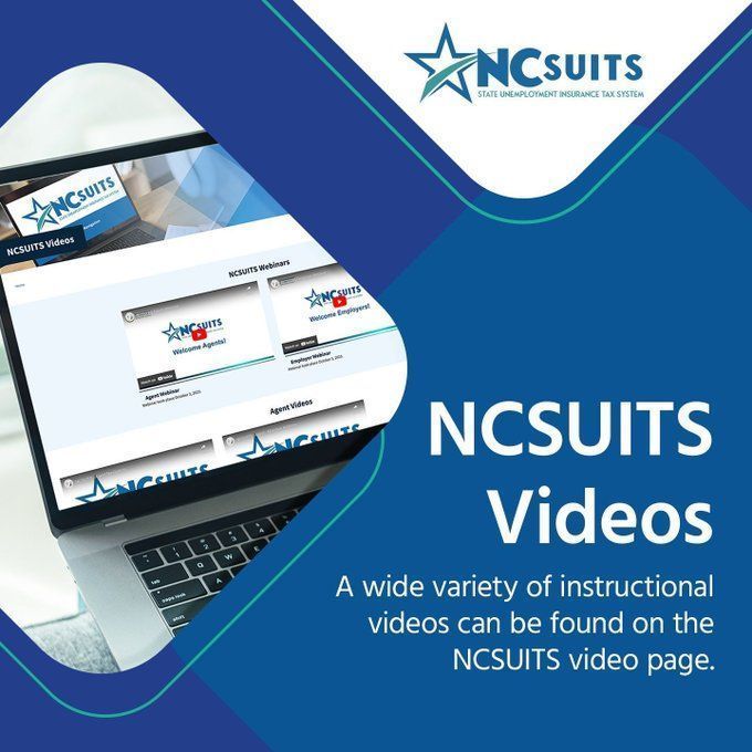 Employers & Agents: New instructional videos on how to upload wage reports using the EFW2, CSV and ICESA file formats have been posted to the NCSUITS website: buff.ly/3QNx25V @ncacpa