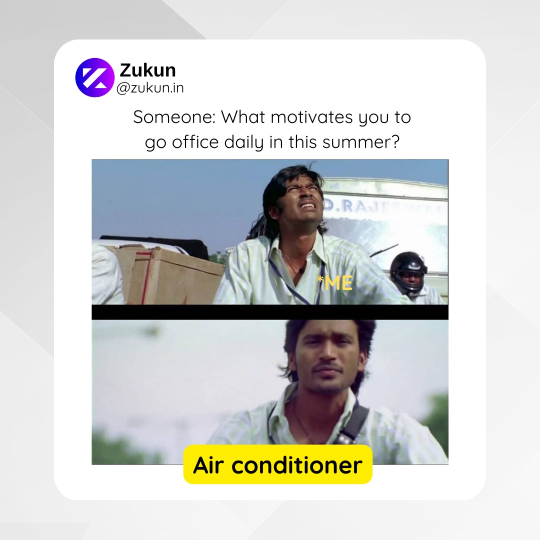 Current Scenario 🥵☀️

Tag Your Friends 📲

#programmingmemes #codinglife #airconditioning #beatheheat #officelife #WorkplaceWellness