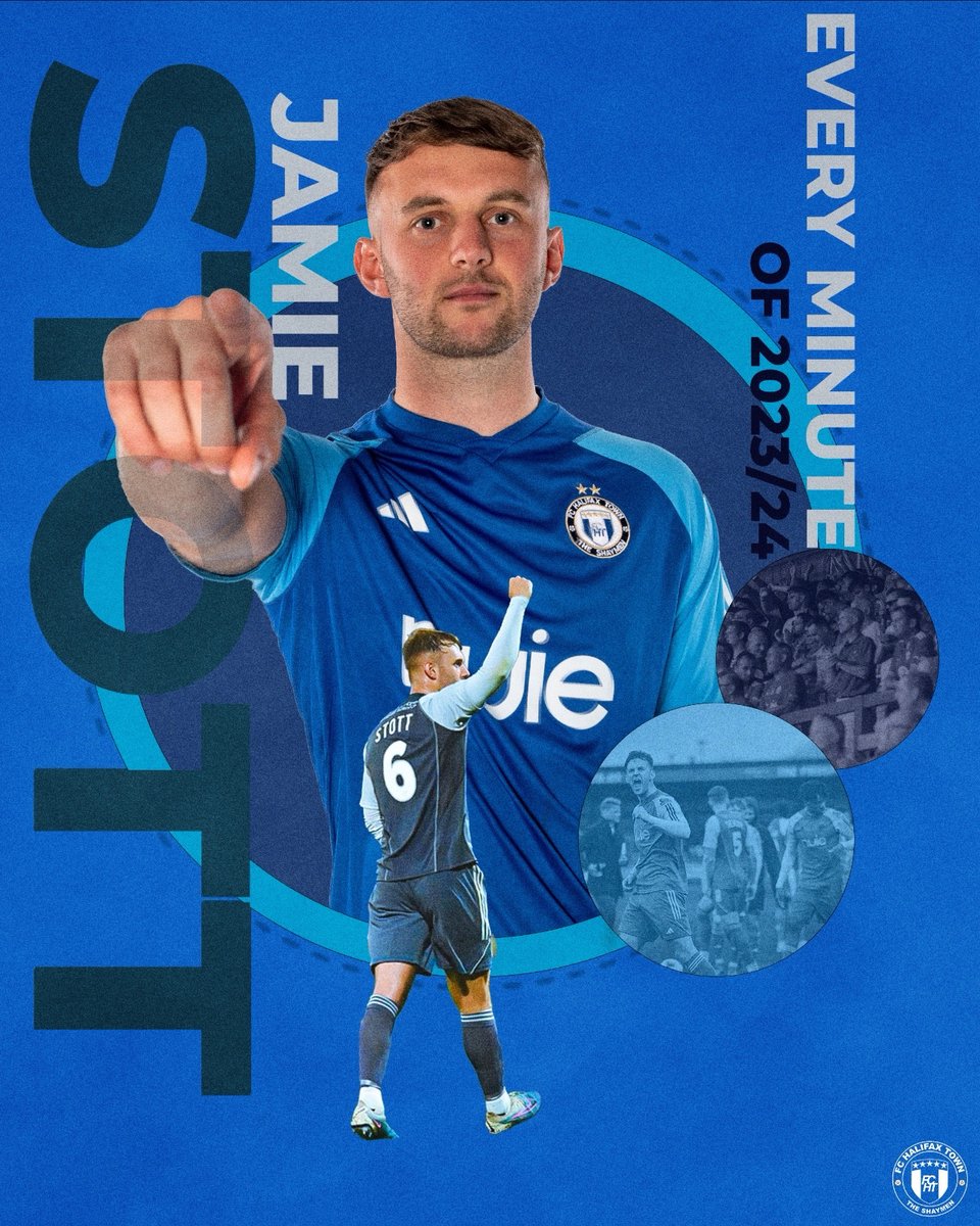 ⏱️ 4️⃣, 4️⃣ 1️⃣ 0️⃣ MINUTES From Bromley 🏠 to Solihull 🚗, Jamie Stott didn’t miss a second of action in all competitions in the 2023/24 campaign. 👏 Congratulations, @JayStott97 💙