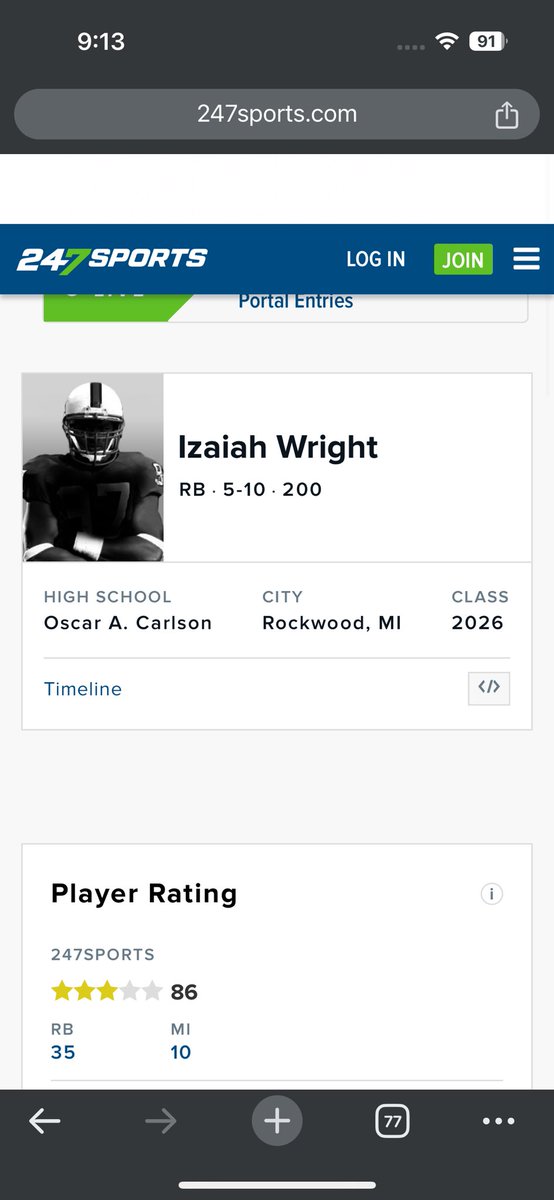 Izaiah |Zay| Wright 3⭐️2026 (@zaywright313) on Twitter photo Thankful to be ranked as 10th best player in Michigan, #2 RB in Michigan, and 35th in the country for my position! Also grateful for my 3⭐️ rating!! <a href="/247Sports/">247Sports</a> <a href="/AllenTrieu/">Allen Trieu</a> <a href="/RisingStars6/">Rising Stars Academy</a> <a href="/TheD_Zone/">The D Zone</a> <a href="/CHSMarauderFB/">Marauder Football</a> <a href="/GSDathletics/">Dan Kalbfleisch</a> <a href="/CoachJGendron/">Jason Gendron</a> <a href="/Rye_B_Thats_Me/">Ryan Buttson</a> <a href="/CoachSweany/">Marauder Strength</a> Thankful to be ranked as 10th best player in Michigan, #2 RB in Michigan, and 35th in the country for my position! Also grateful for my 3⭐️ rating!! <a href="/247Sports/">247Sports</a> <a href="/AllenTrieu/">Allen Trieu</a> <a href="/RisingStars6/">Rising Stars Academy</a> <a href="/TheD_Zone/">The D Zone</a> <a href="/CHSMarauderFB/">Marauder Football</a> <a href="/GSDathletics/">Dan Kalbfleisch</a> <a href="/CoachJGendron/">Jason Gendron</a> <a href="/Rye_B_Thats_Me/">Ryan Buttson</a> <a href="/CoachSweany/">Marauder Strength</a>