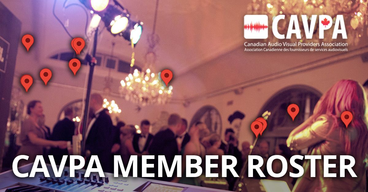 Need top-notch audiovisual for your event? Look no further! CAVPA Member Companies across Canada are ready to make your event a SUCCESS! 

Explore our directory: buff.ly/4dcljZ2 

#audiovisual #avmasters #eventexcellence #eventplanning