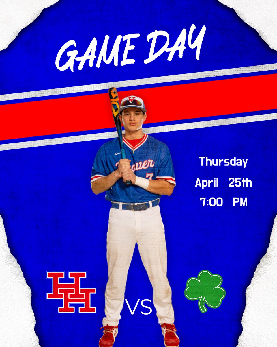It's GAME DAY for the Herbert Hoover Huskies Baseball Team as they host Charleston Catholic. First pitch set for 7:00 PM. #TheRiver #GoHuskies #wvprepbase