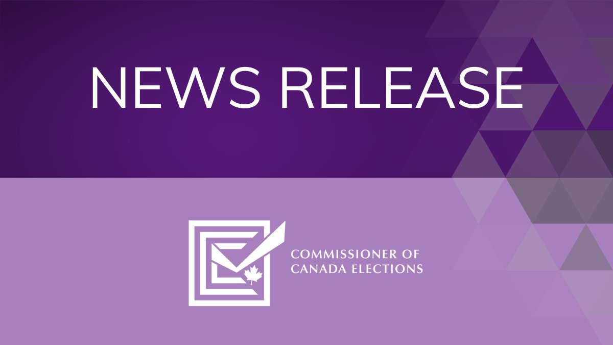 🟪 NEWS RELEASE: Today, the Commissioner of Canada Elections announced the publication of three administrative monetary penalties (AMPs) for Canada Elections Act violations: cef-cce.ca/content.asp?se… Follow us for the latest news from our office. #CCENews #CdnPoli