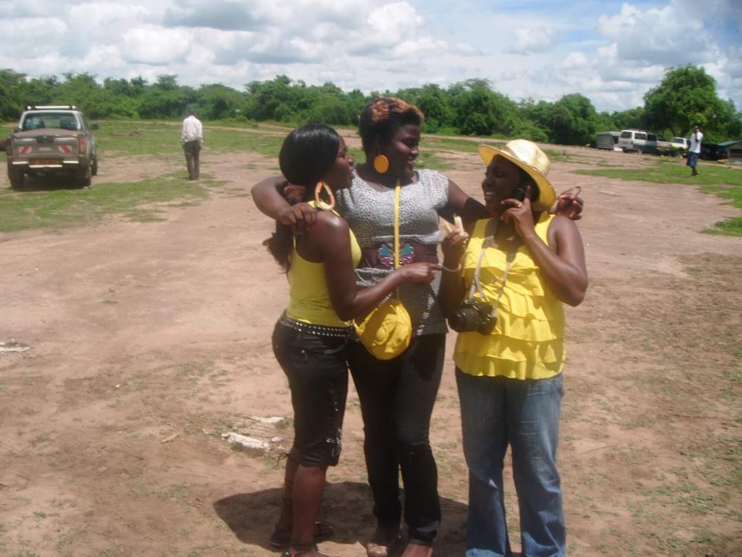 I totally don’t remember the year, but must be like 2014 or so. @sistercharity , myself and @Mafaranga somewhere in the middle of Lake Mburo National Park. Our YELLOW was a sweet coincidence