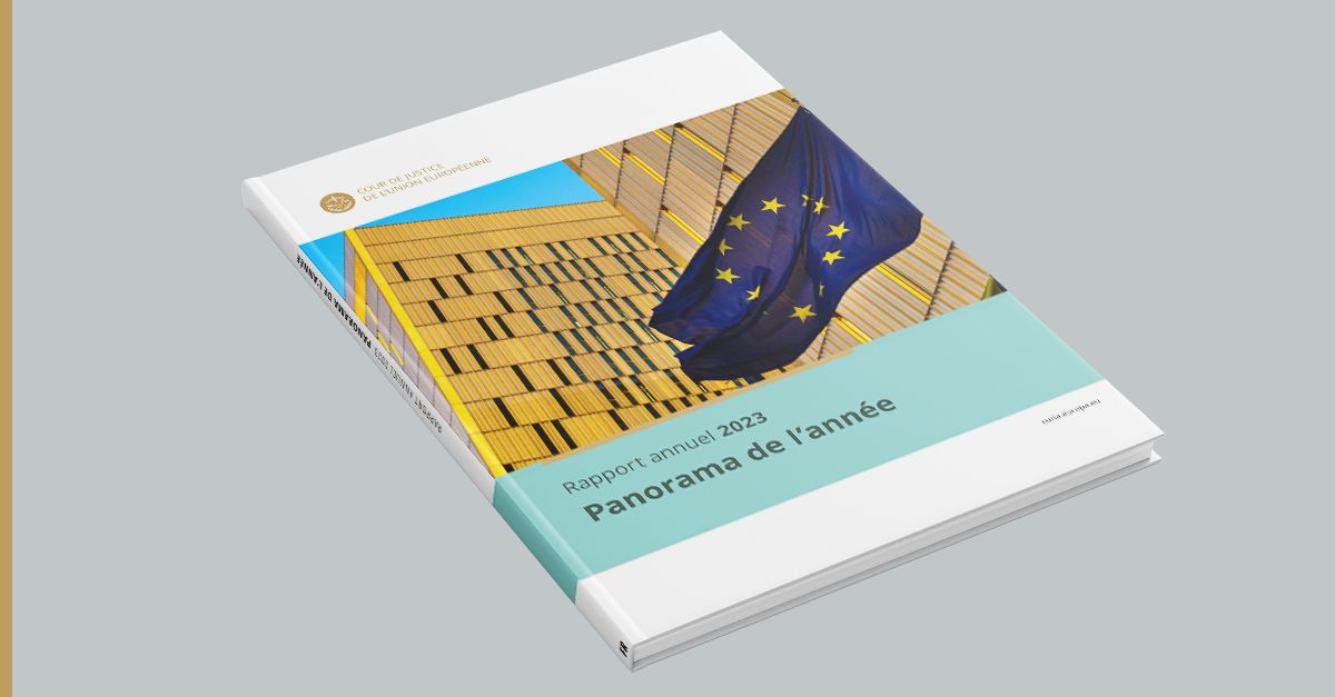 Notre Panorama de l’année 2023 est désormais disponible dans les 24 langues de l’#UE ! 🎉. Il fournit des informations sur les travaux de deux juridictions en 2023, notamment la jurisprudence, les événements marquants et les faits et chiffres clés. 👉 curia.europa.eu/jcms/jcms/Jo2_…