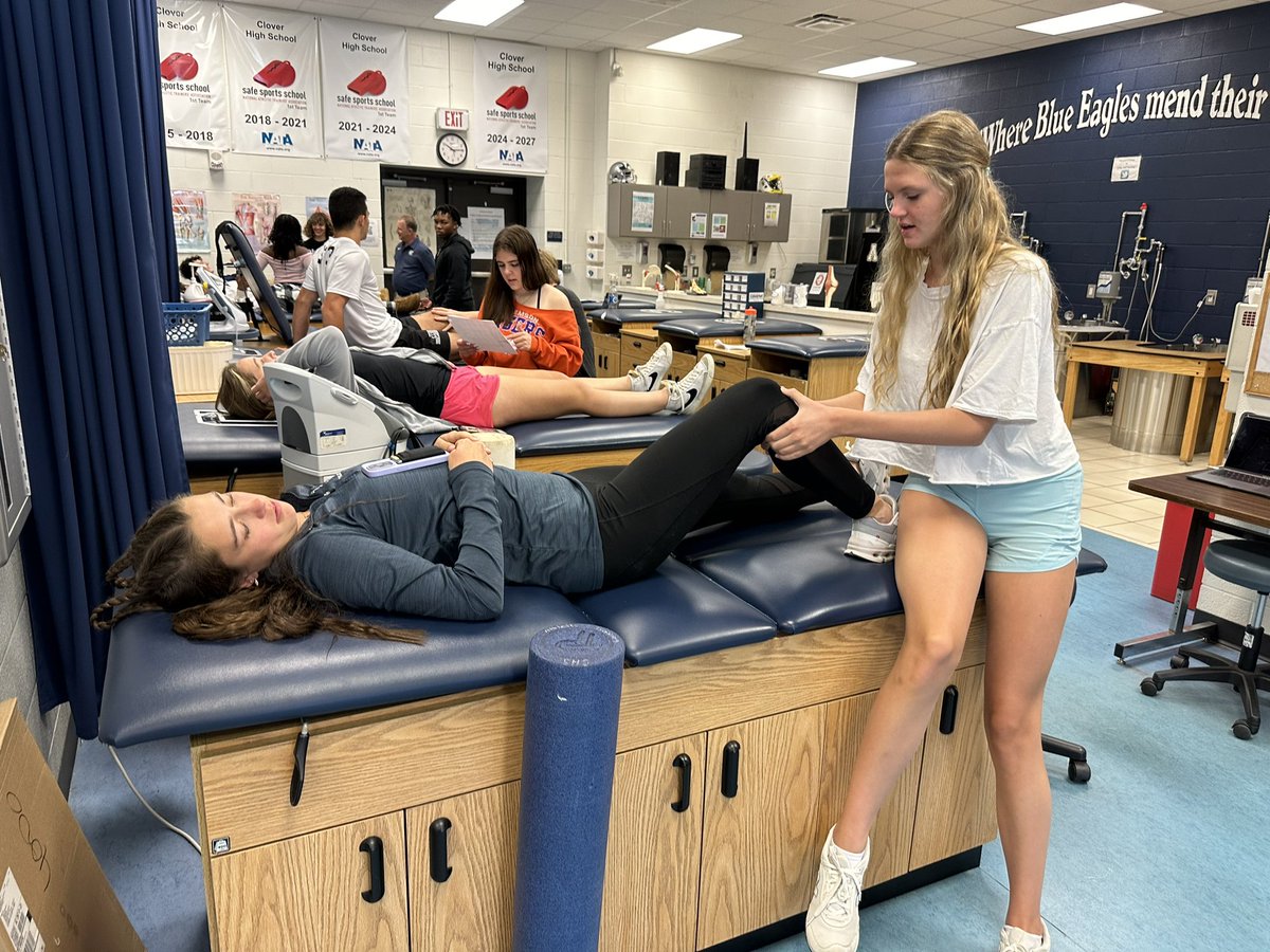 Clover HS Athletic Training tweet media