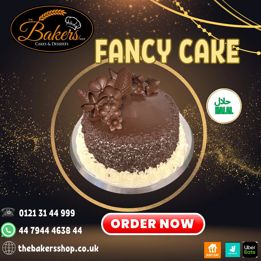 shop_baker18650's tweet image. The Bakers Shop Indulge in our rich #FancyCake, a moist and decadent delight sure to satisfy your sweet cravings with every bite . 
Call Us &amp;amp; Order Now : 
Tel : 0121 31 44 999 
Mob : 079 444 638 44 
Price :£19.99 
Visit Our Website &amp;amp; Order Online : 
thebakersshop.co.uk