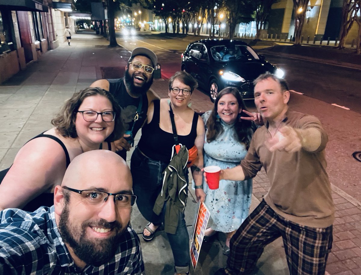 Here’s me and some of the guys outside the National in Richmond last night. That was such a fun show, so good to be amongst people again, I don’t get out much!😊 Picture courtesy of Christian, good job with the selfie!