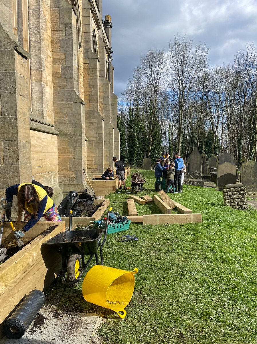 🌳 St Mark's Grounds Project As the St Mark’s Grounds team prepare for the warmer months ahead they have now completed constructing all the raised beds around the church building ready for planting. Join them - THIS Sunday 28th April / 12 - 4pm