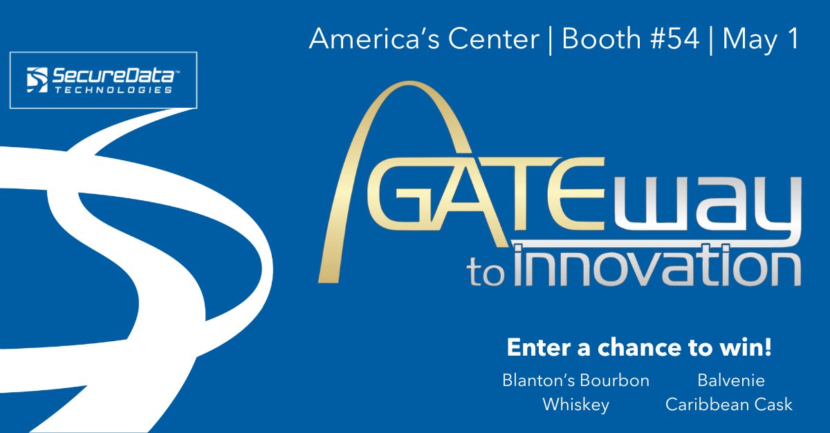 Join us at Gateway to Innovation! Stop by our booth to enter a chance to win a bottle of Blaton’s or Balvenie Caribbean Cask! Our team will be ready to discuss any IT challenges or issues you may have. Learn more here g2iconference.com #RedefiningExcellence #SecureDataTech